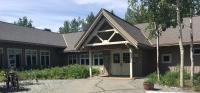 The front of the Campbell Creek Science Center building.