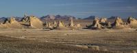 Trona Pinnacles rise from the desert floor in the morning light. (Bob Wick/BLM)