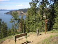 Silvertip view point on BLM's popular Mineral Ridge trail