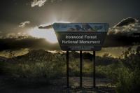 Ironwood Forest National Monument sign