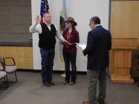 Andrew Archuleta swears in Jason Gay