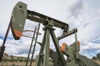 A pump jack in Farmington, New Mexico.