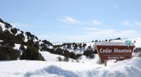 image of the entrance sign to Cedar Mountain Recreation Area