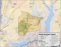 map showing Muddy Mountains Special Recreation Management Area