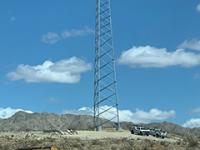 A radio tower. 