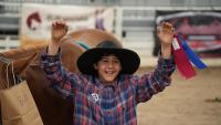 Photo of a youth participating in the Youth Horse Challenge