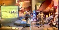 Buffalo Bill Boycott and Dr. Jo perform at the Trails Center