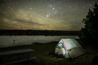  Dark sky over Duncan Reservoir in the BLM Lakeview District