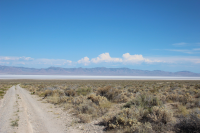 A view of the desert near Sevier Playa