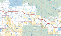 Screenshot of the Silver Valley Motorized Route Designations Map