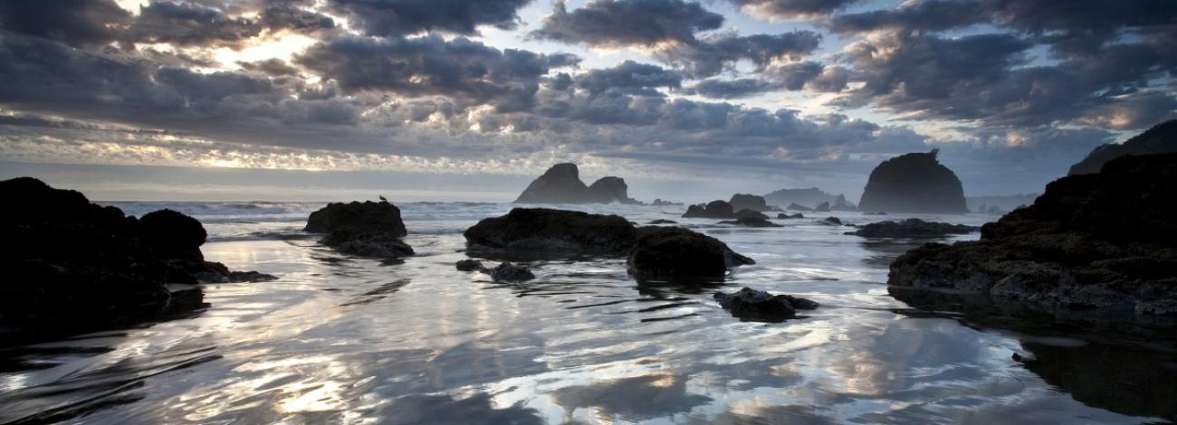 A sunset view of the ocean at California Coastal National Monument in California. Photo by Bob Wick, BLM.