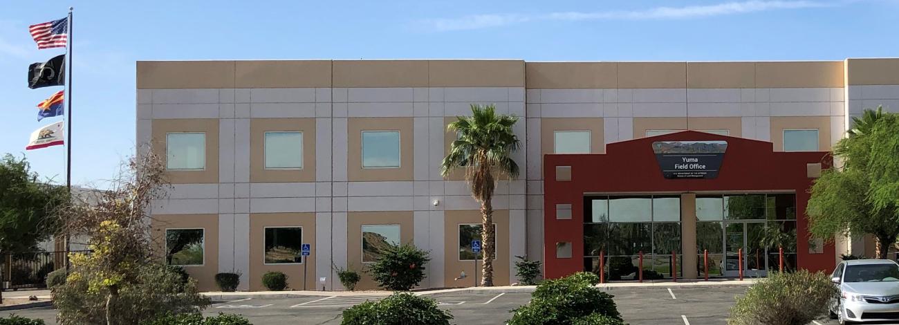 Arizona Yuma Field Office Building Front Exterior