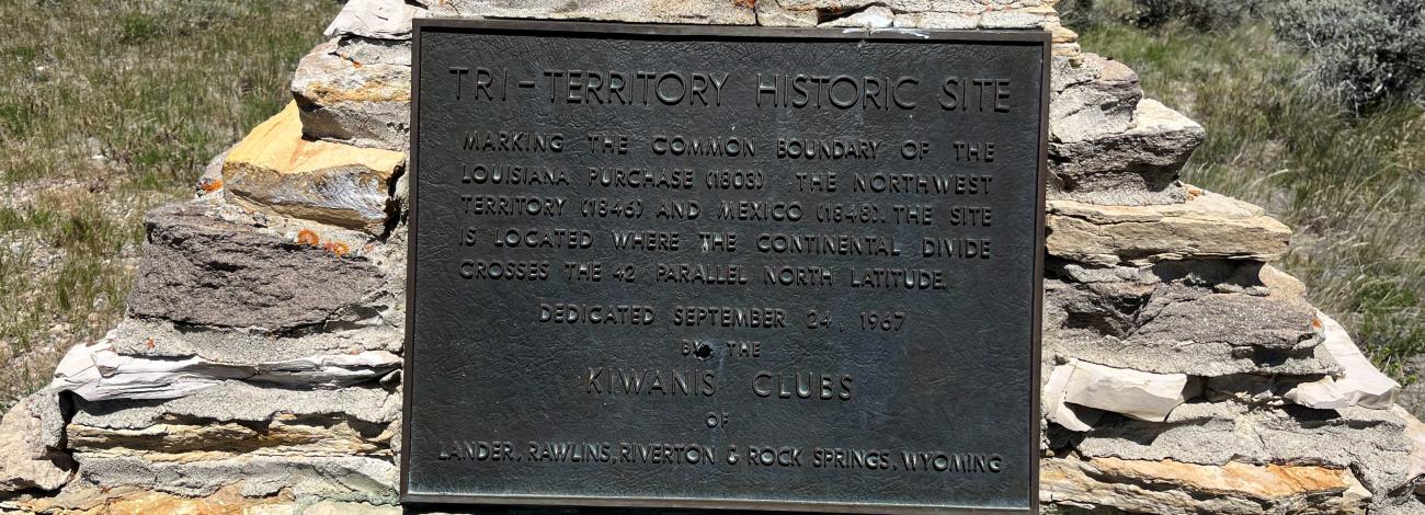 Tri-territory Site Marker