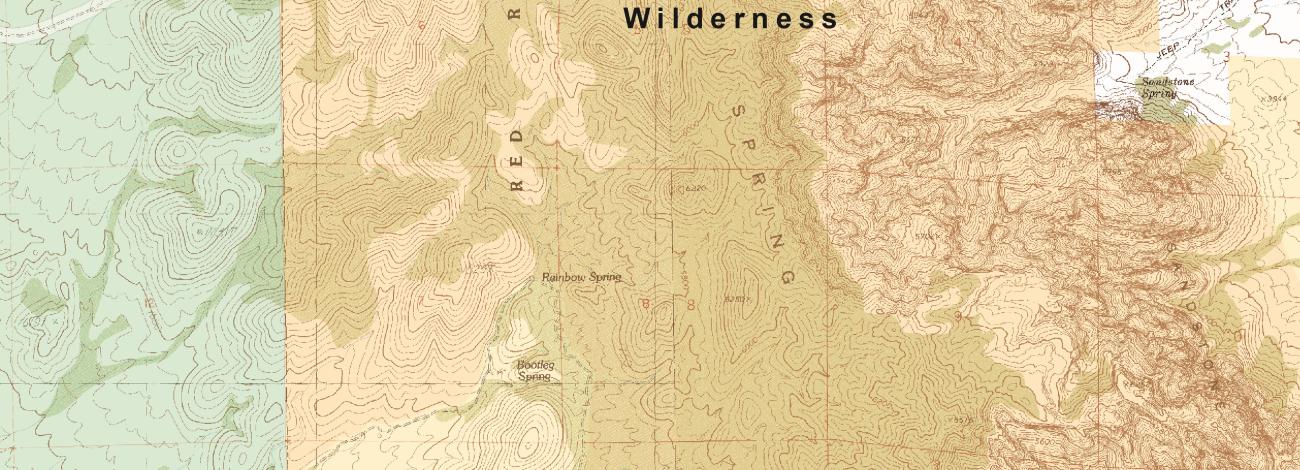 large scale mape thumbnail depicting contour lines and roads