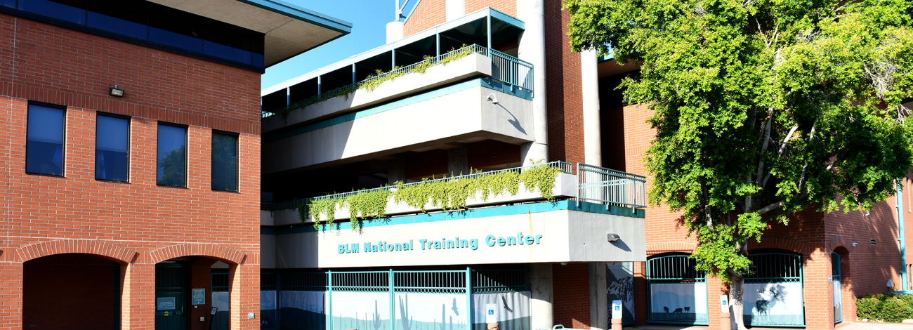 Front Bureau of Land management National Training Center in Phoenix, Arizona.