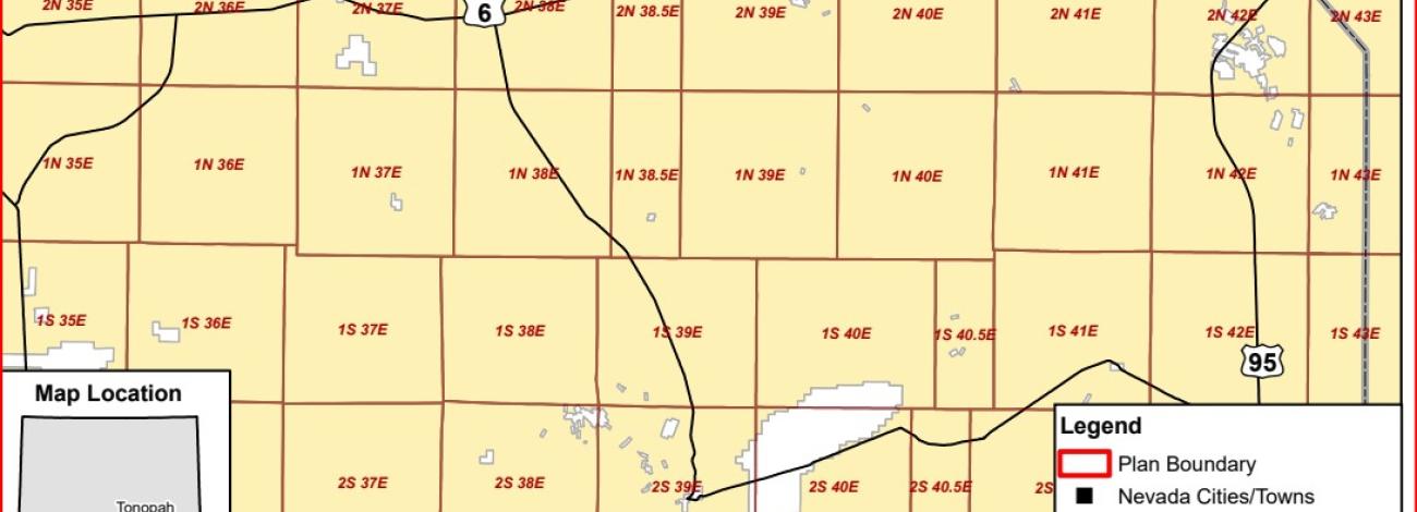 Image shows location of Allegiant Castle project
