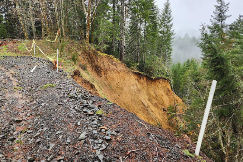 Little Elk Mountain landslide