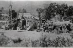 Ballard Homestead Cabin, undated. Courtesy, Russell and Huse families.