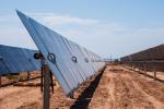 Solar panels at a White Wing Ranch construction site on private land in Yuma County, Ariz., on Thursday, Aug. 31, 2023.