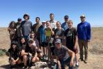 Excelsior homeschool group of Nampa, Idaho, and the Idaho Bureau of Land Management cadastral staff participated in a cadastral classroom investigation field exercise, demonstrating how science in the field can be fun. 