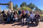 Group photo of field and district office staff with Ute THPOs.