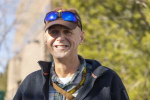 Erik Norelius poses for a photo outside of BLM Cheyenne WY office