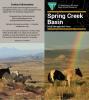 front cover of Spring Creek Basin HMA brochure