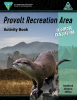 Magazine-style cover that reads "Provolt Recreation Area, Activity Book, Junior Ranger, Medford District Office."