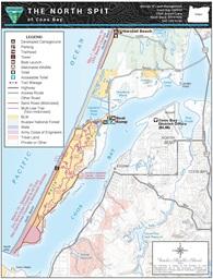 North Spit map