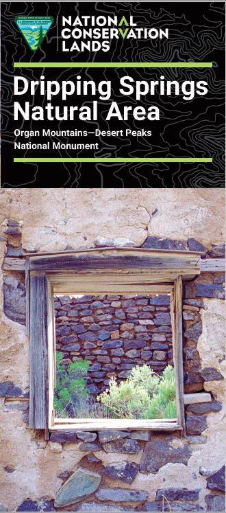 Dripping Springs Natural Area history brochure cover.