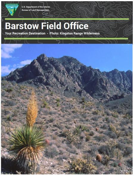 Front of a publication with Bureau of Land Management branding. 