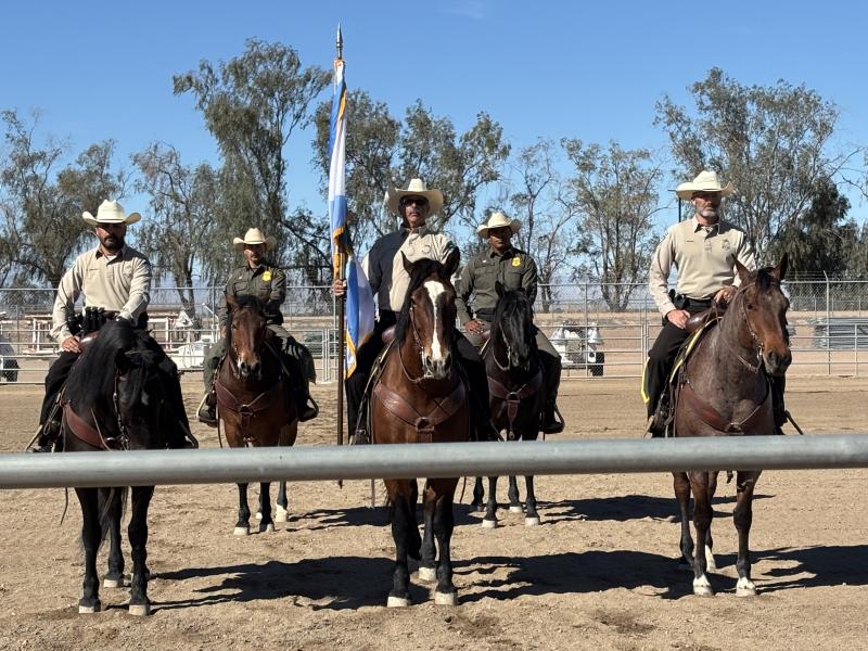 BLM Rangers, National Horse Patrol Program run by U.S. Customs and Border Protection. Photo by DOI.